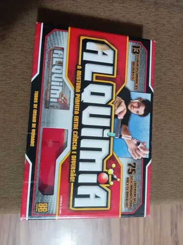 brinquedo de química alquimia da grow completo usado bom estado valor ñ abaixa +