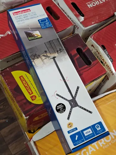Suporte de teto para televisão Brasforma 10 a 60 polegadas