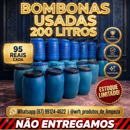BOMBONAS USADAS 200 LITROS
