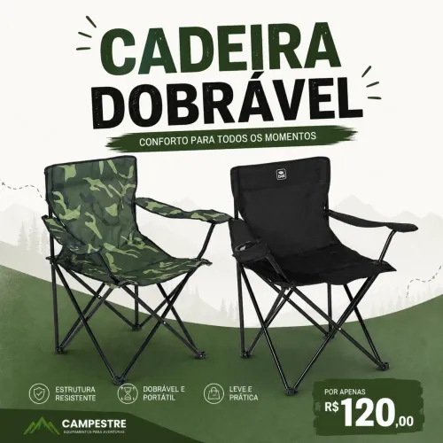 CADEIRA DOBRÁVEL CAMPING BELFIX