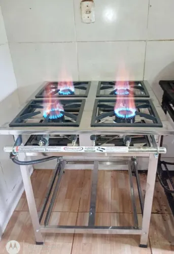 Fogão INOX 4 bocas ( LEAIM O ANÚNCIO) 