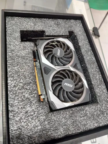 placa de vídeo MSI Radeon RX 6500 XT Mech 2X com 4GB de memória GDDR6