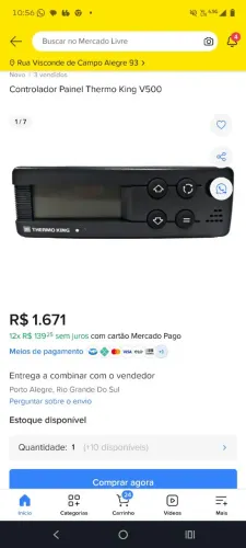 Controlador de temperatura thermo king 