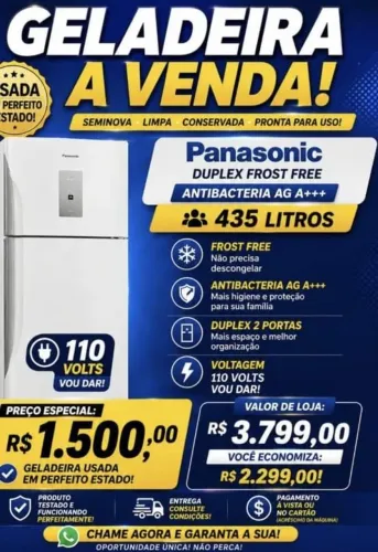 Geladeira Panasonic