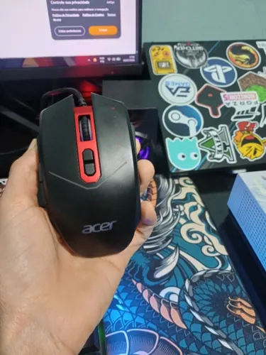 Vendo Mouse Gamer Acer nitro Semi- Novo 4.200 dpi De Velocidade