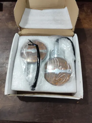 Jogo de setas LED cromada para Harley Davidson road King etc
