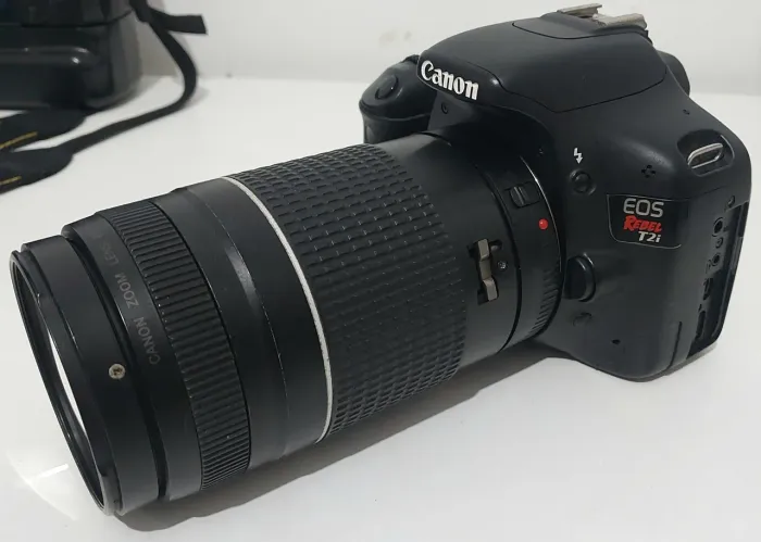 Canon t2i + lente 75 300mm