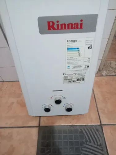 Aquecedor a gás 11 litros rinnai