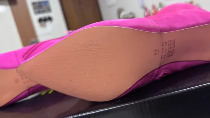 Bota Santa Lolla Rosa cano alto 38? 