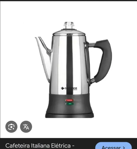 Cafeteira italiana cadente R$160
