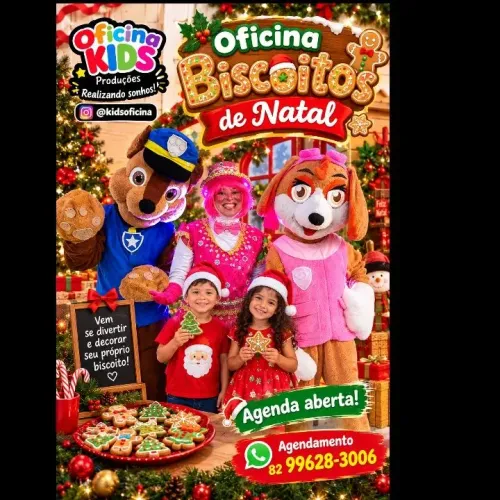 Oficina de biscoitos de Natal 