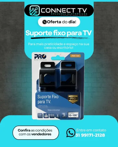 Suporte universal pra tv ate 100 polegadas