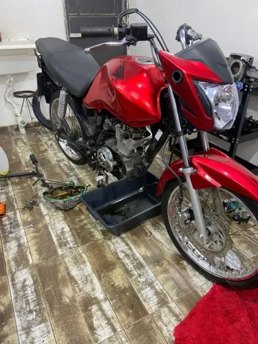 Cg 125 2015 falta cabeçote e cilindro! Chama q da brick!