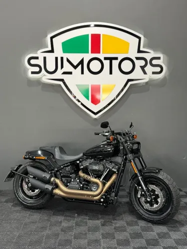 HARLEY DAVIDSON FAT BOB DUVIDO MAIS NOVA APENAS 1.000KM ZERADA IMPECÁVEL SUL MOTORS 