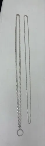 Corrente Prata 1.8mm 70 cm ( como nova, brilhando ) 