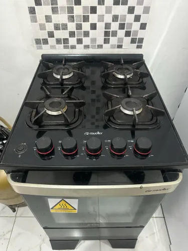 Fogão novo 4 bocas forno elétrico e a gás 