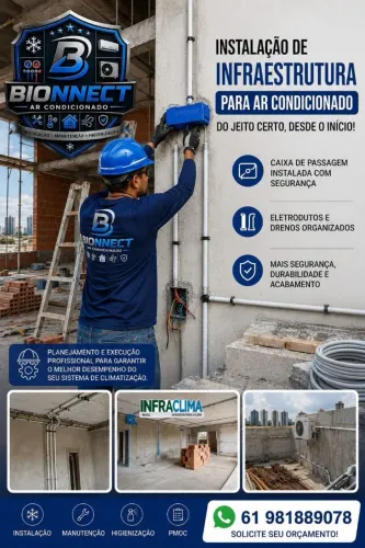 Instalação de Infra de Ar Condicionado