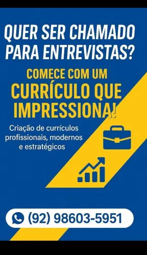 FAÇO SEU CURRÍCULO AGORA MEMSO SEM ENROLAÇÃO ?