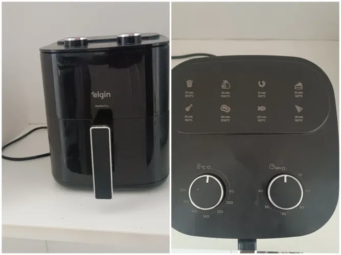 Fritadeira Air Fryer Facilita Fry 3,5litros Preta Elgin