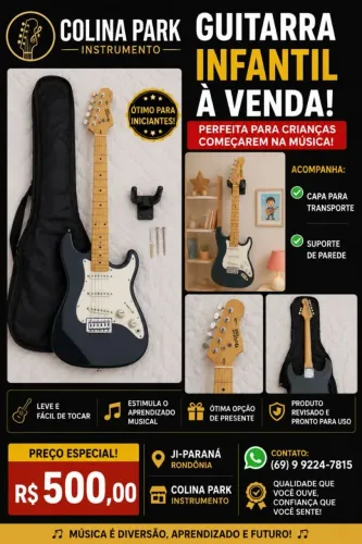 Guitarra Stratocaster Dolphin Kids (Infantil)