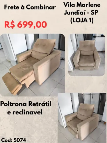 Poltrona Retrátil e reclinavel
