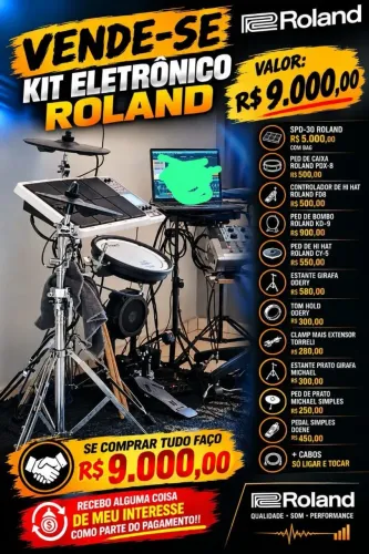 Kit eletrônico Roland