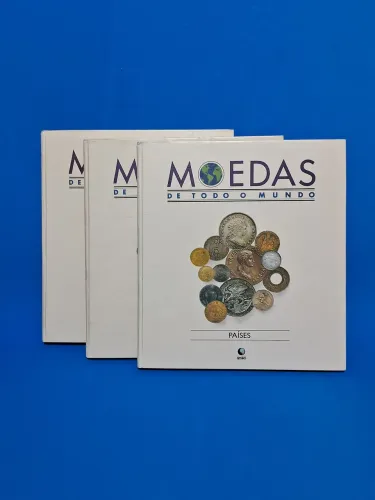 Oportunidade: Livro Moedas do Mundo (Globo) - Estado Impecável!