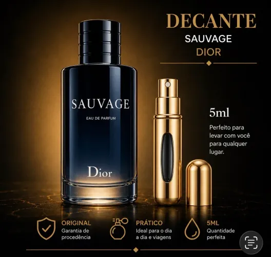 Sauvage 5ml - Perfume 100% Original