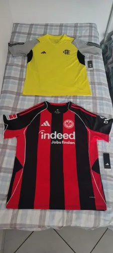 Kit com 3 camisas de futebol -LEIA A DESCRIÇÃO