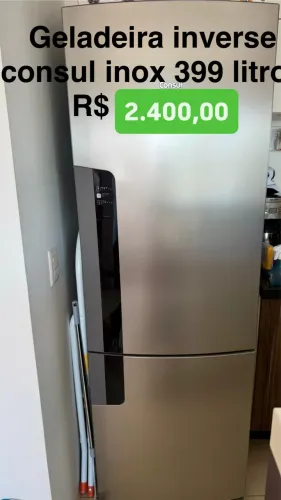 Geladeira Consul inverter inox