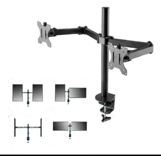 Suporte para 2 monitores articulado