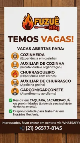 Vaga de emprego 