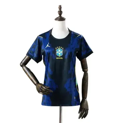 Camisa Brasil Feminina Azul