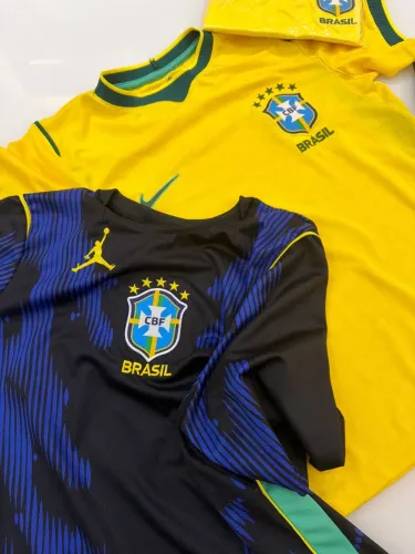 Camisa Brasil Material Dry fit Feminina e masculina  TAM: P, M ,G e GG