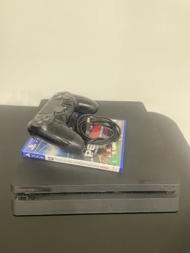 PlayStation 4 Slim 500gb + 1 controle + 1 jogo