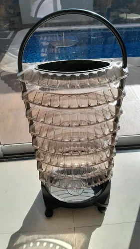 Carrinho auxiliar de esmalte para manicure