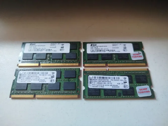 VENDO 04-MEMORIAS RAM DE 4X4 DDR3 16 GIGAS