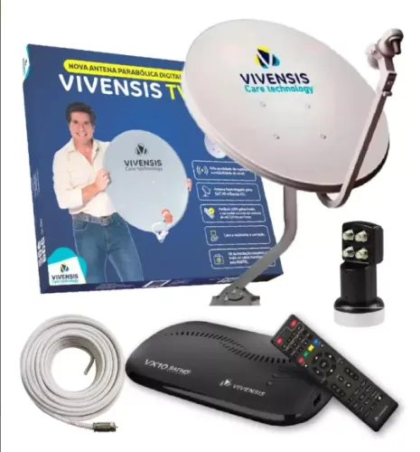 Kit nova parabolica digital 5G - Instalado