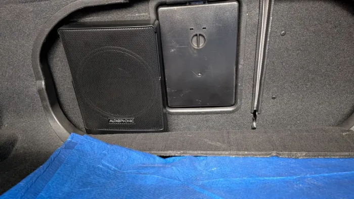 Audiophonic club ca 2.0 caixa slim amplificada. 