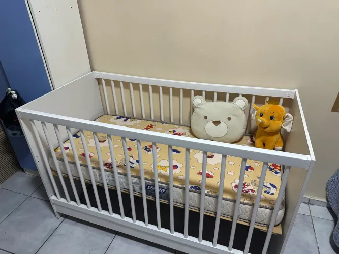 Berço 3 em 1 com Colchão Incluso