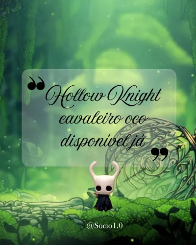 Figura chaveiro de Hollow Knight cavaleiro oco