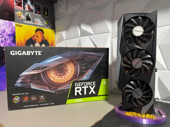 Placa de vídeo RTX 3080 10GB - Gigabyte R$ 2.699 PIX