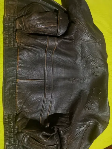 Jaqueta de couro polo club