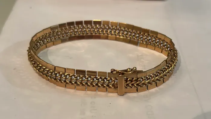 Pulseira ouro 18k 24.29g Lacraia