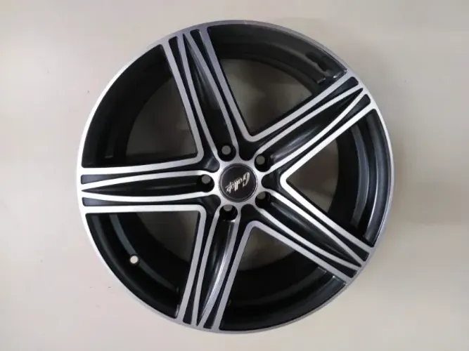 Jogo de rodas aro17 htc gallop 5x100 17x7,5 et40 preta diam