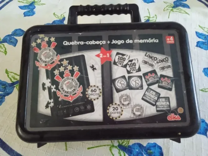Maletinha do CORINTHIANS! C/ 2 Jogos Pra Vc.Colecionador!