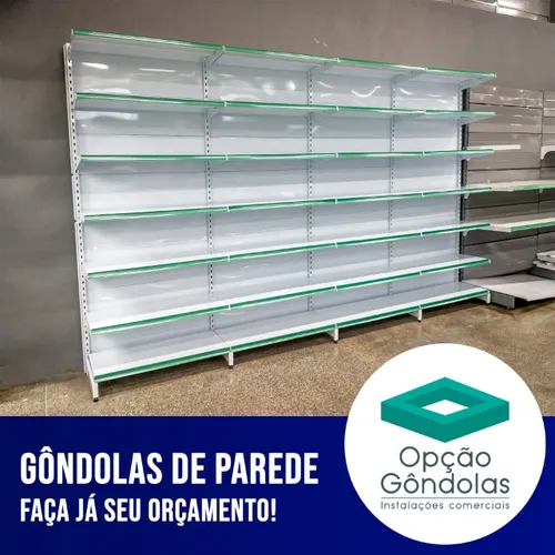 Gôndolas de Parede | Faça Já Seu Orçamento!