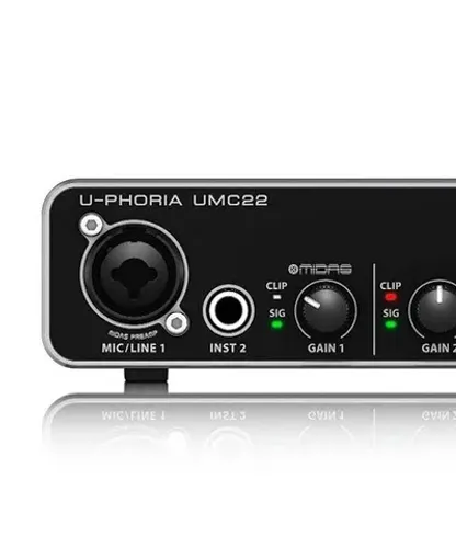 Interface AudioBehringer U-Phoria UMC22 USB <br>