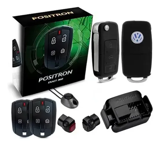 Alarme Pósitron Exact Ex360 E Chave Vw Volkswagen