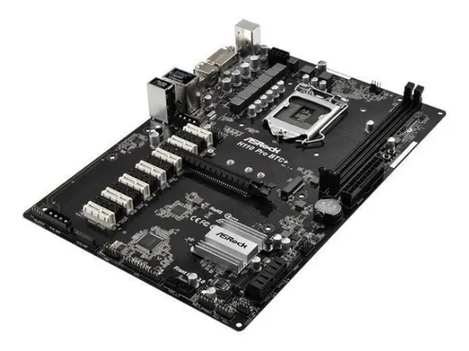 Placa Mãe Asrock H110 Pro Btc